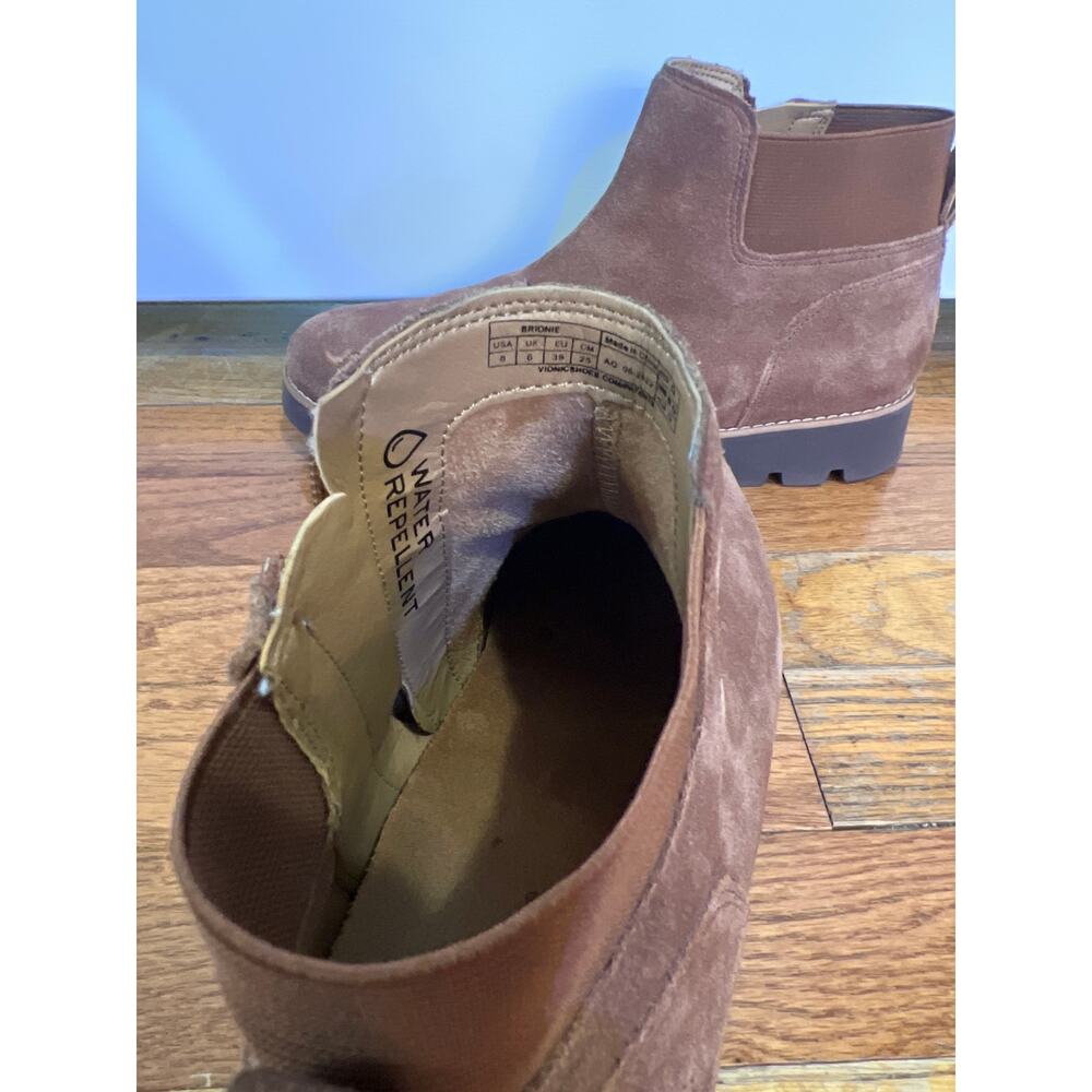Vionic Water Repellent Suede Ankle Booties Brione US 8/EU 39 - Picture 6 of 9